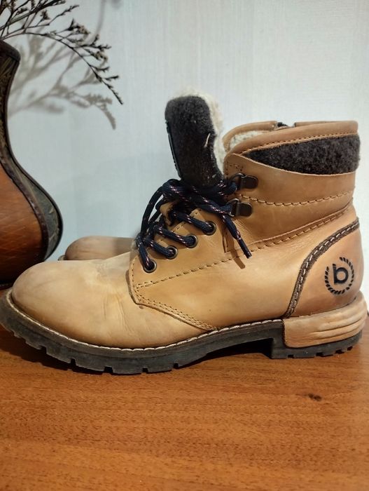 Мужские  зимние ботинки  Bugatti