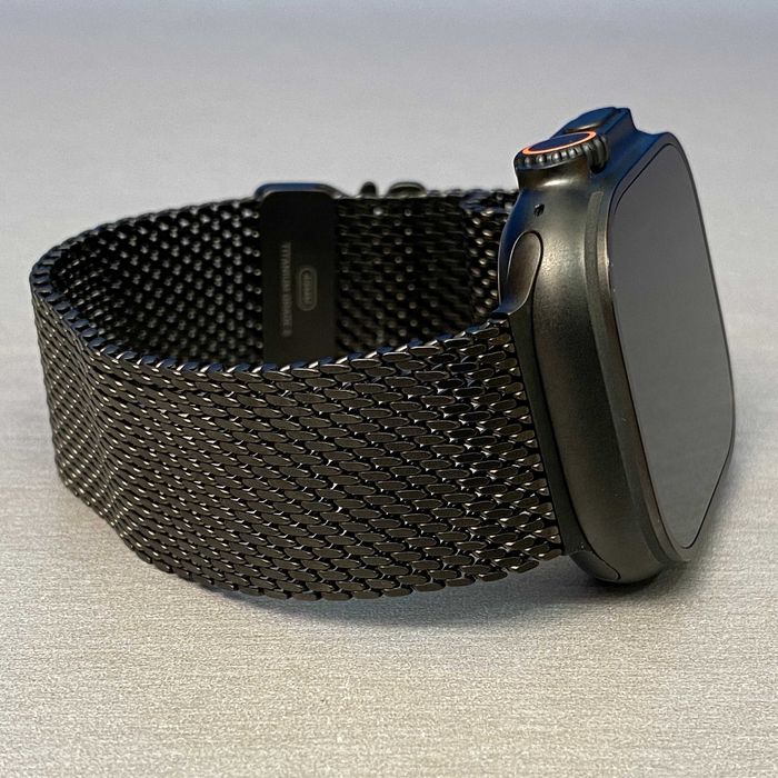 Apple Watch Ultra 2 (Black Titanium) – 49mm – Titanium Milanese Loop64284264291841123