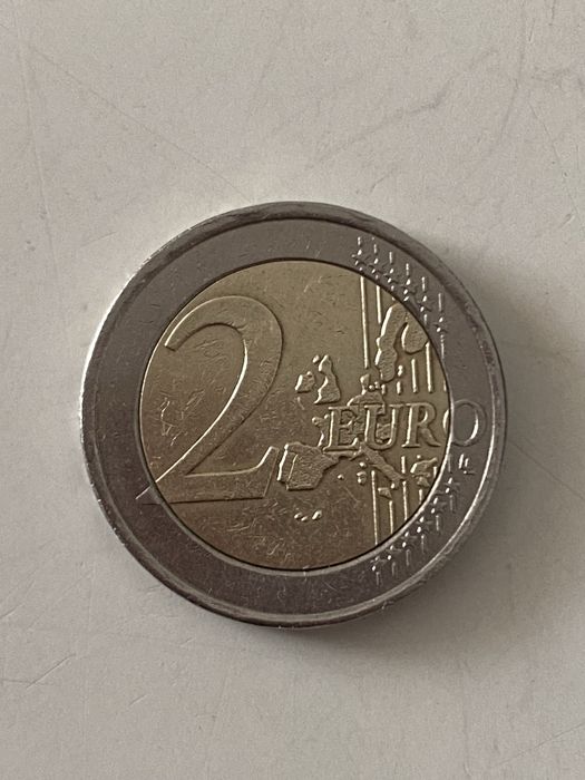 Moeda 2€ com erro impressão