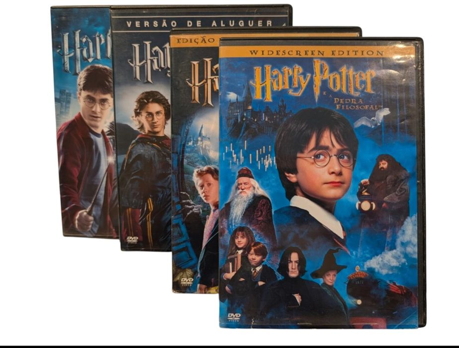 Pack de DVD's Harry Potter - 4 unidades