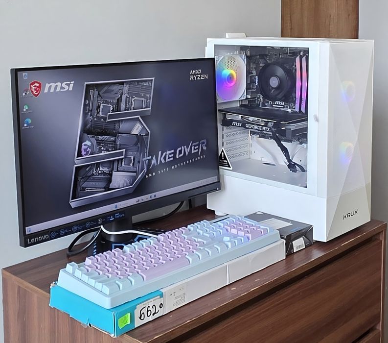 Caly ześtaw,r5,RTX,SSD m.2, ddr4 16gb