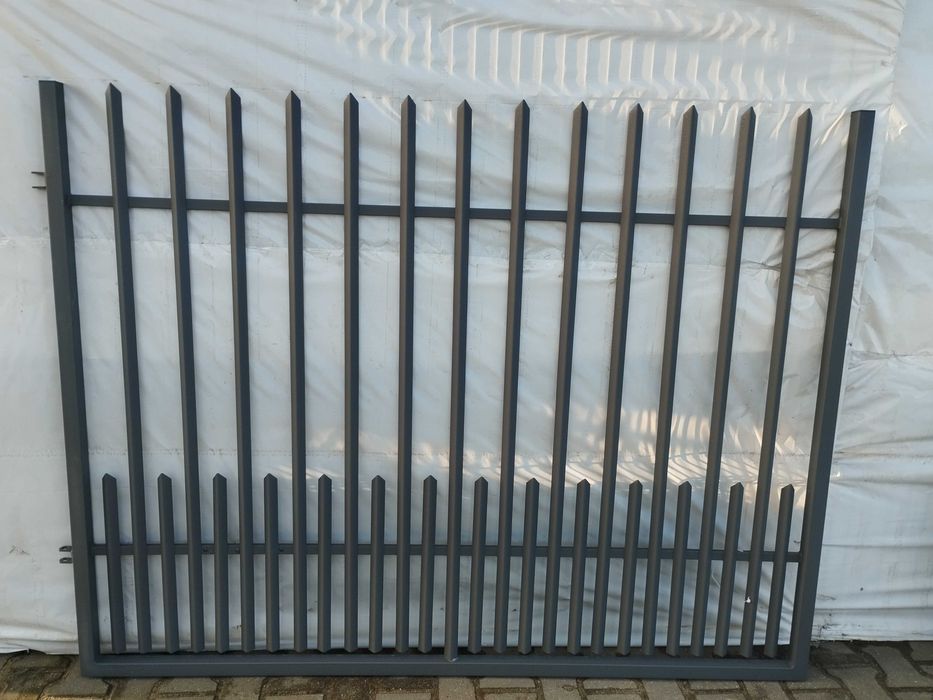 Brama KPZ dwuskrzydłowa 5m grafit antracyt KOMPLET !!!