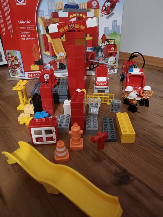 Klocki 78 elementów City Fire Station 188-102 ANEK plus gratisy