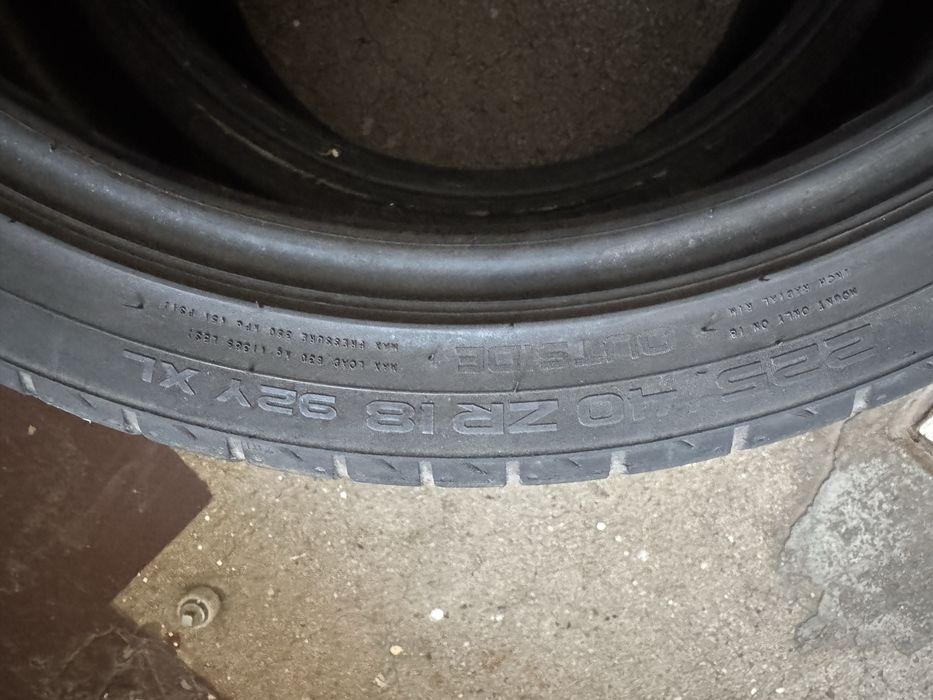 Nokian 225/40ZR18 zLine 3 szt cena za 1 szt Ruda Śląska • OLX.pl
