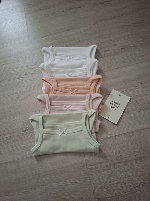 Body niemowlęce H&M komplet koszulki rozm. 92