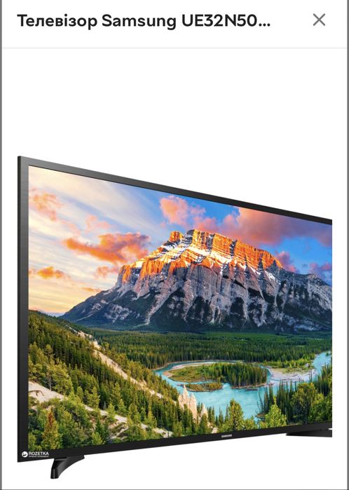 Телевізор samsung Ue32n5000ua з кранштейном