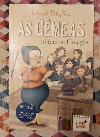 Enid Blyton As Gémeas voltam ao colégio-portes de correio grátis