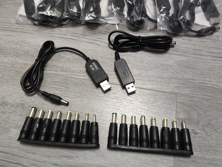 В НАЯВНОСТІ! USB DC кабель для роутера 5V, 9V, 12V