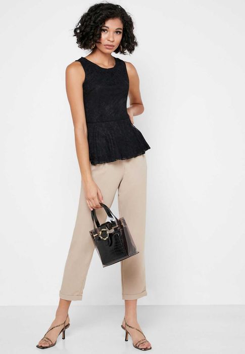 Мереживний топ із баскою Vero Moda, XS