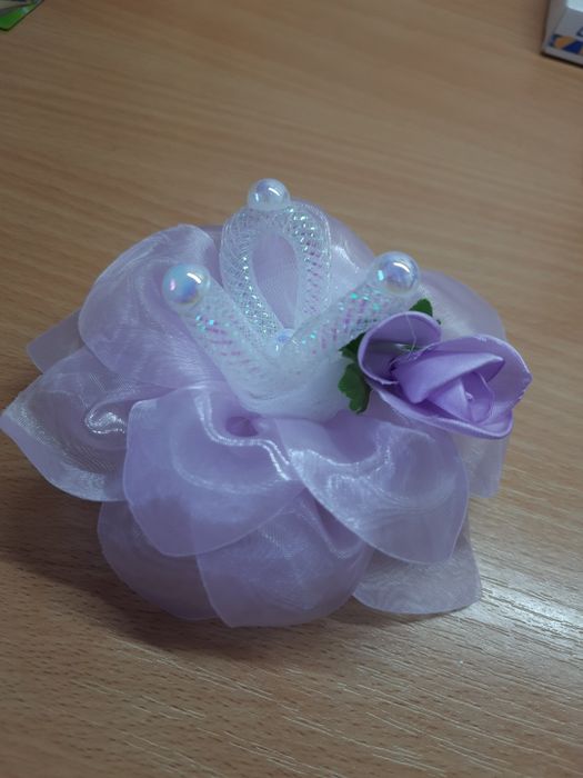 НОВІ Резинка бантик з маком