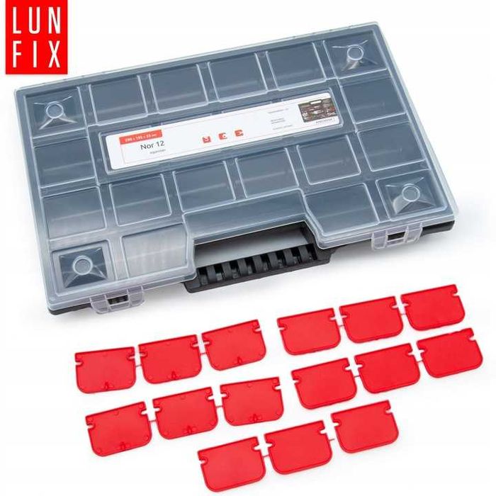 Organizer narzędziowy modułowy 290x195x35mm box skrzynka