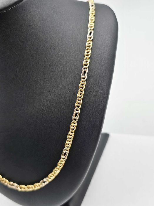 Złoty łańcuszek Unikat splot hybrydowy UNISEX pr.585 |PLUS Lombard