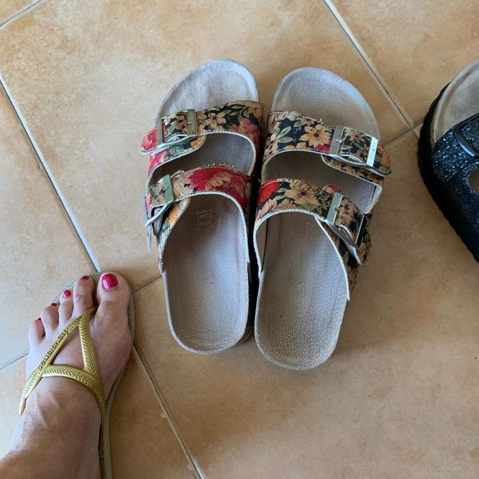 1 par Sandálias Seaside tamanho 39 -