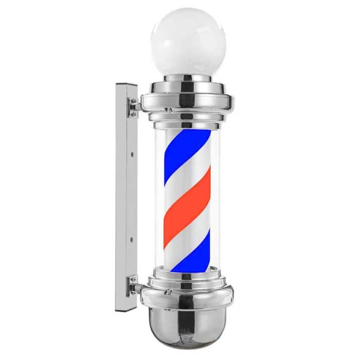 Barber Pole Prateada - NOVA E PROFISSIONAL