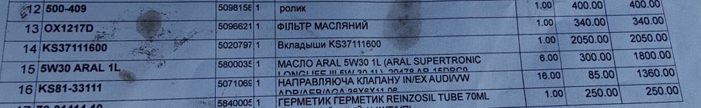 Направляюча клапану IN/EX AUDI/VW ADR/AER/AGA 36Y6Y11 06