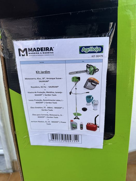 Roçadora a Gasolina Saurium 42.7cc 1.8HP (Euro V) - Nova e Selada na Caixa