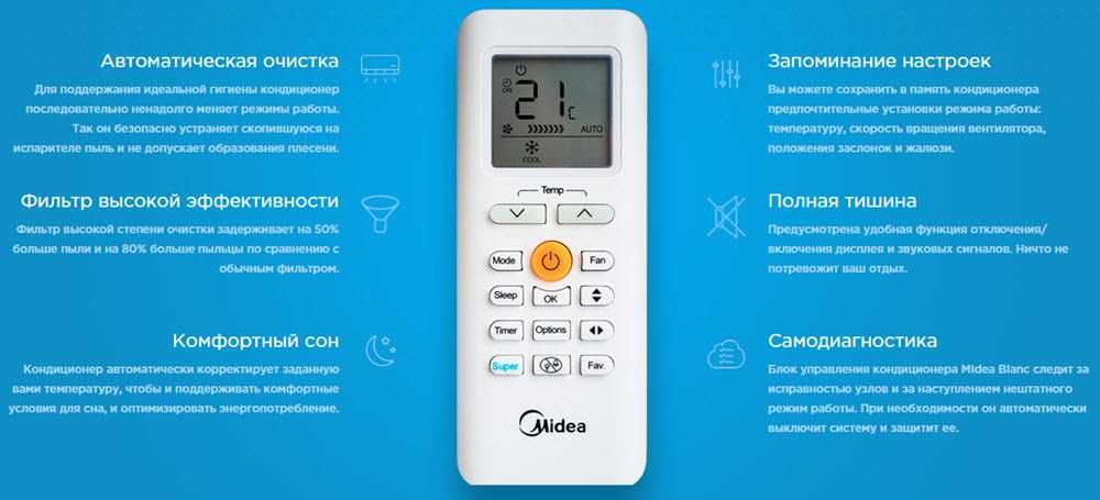 Кондиционеры «MIDEA» Inverter до - 15°C Серия:« FOREST» Wi-Fi  Установка!