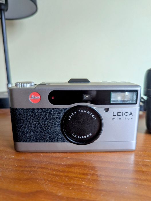 Leica Minilux com acessórios