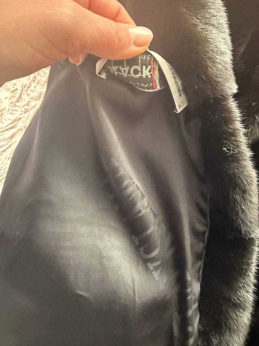 Норковая шуба полушубок BLACKGLAMA оригинал