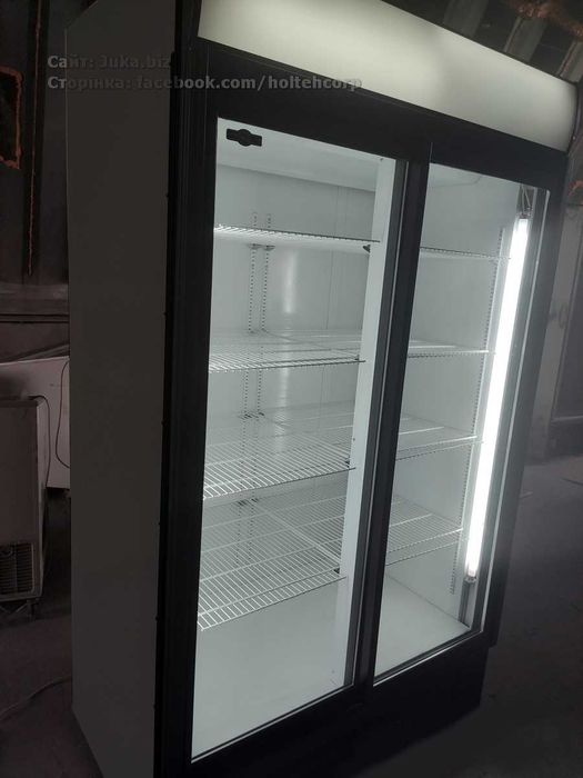 Холодильна шафа вітрина Inter 1200T чорний, стан супер. Є сервіс!