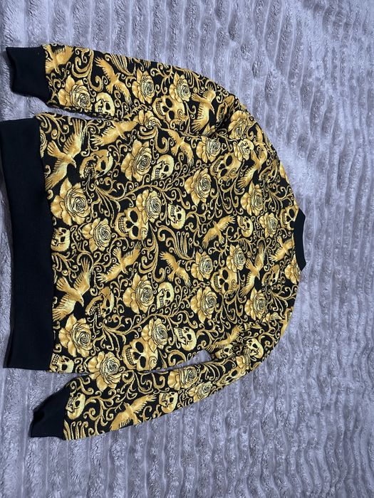 Кофта світшот Zara з черепами