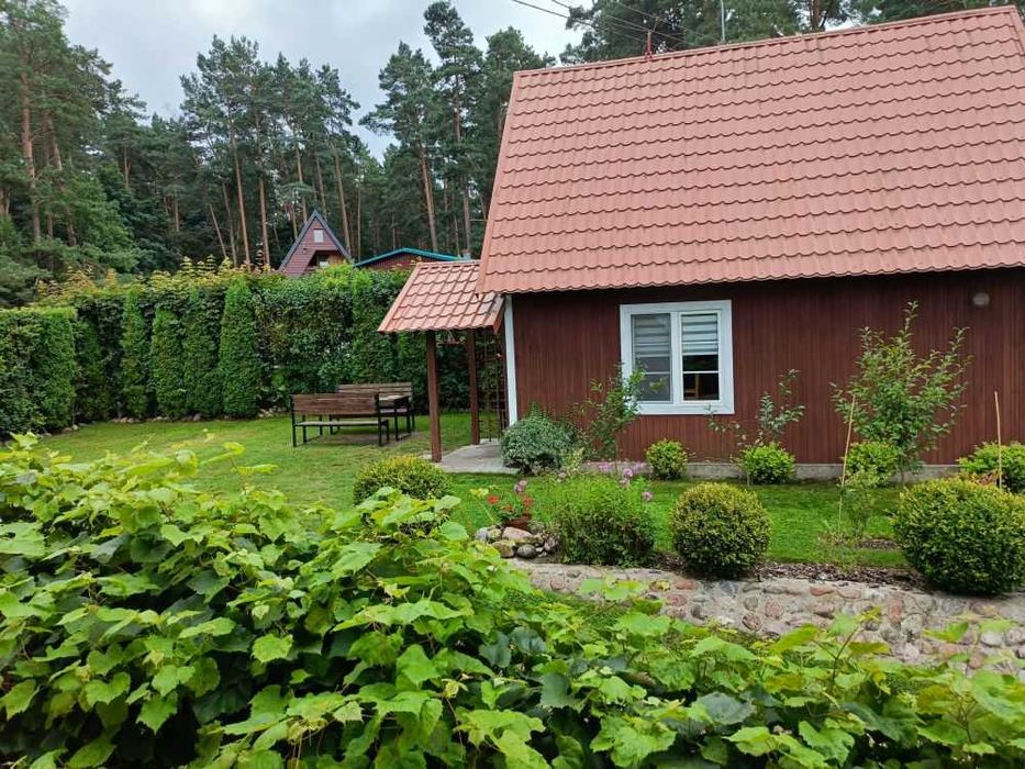 Domek nad samym jeziorem, Mazury..
