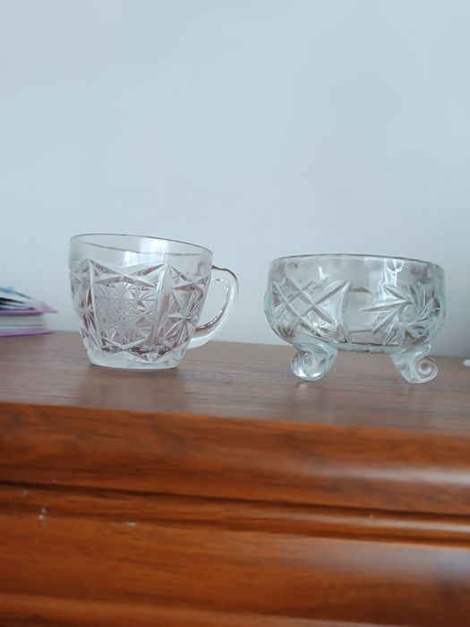Kryształowe filiżanki
