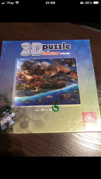 Nowe puzzle 3 D  zwiwrzęta