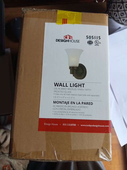 Candeeiro de parede Design House 505115 possibilidad conjunto de 4