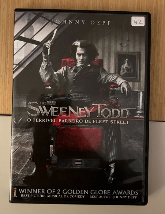 DVD o terrível barbeiro de fleet street