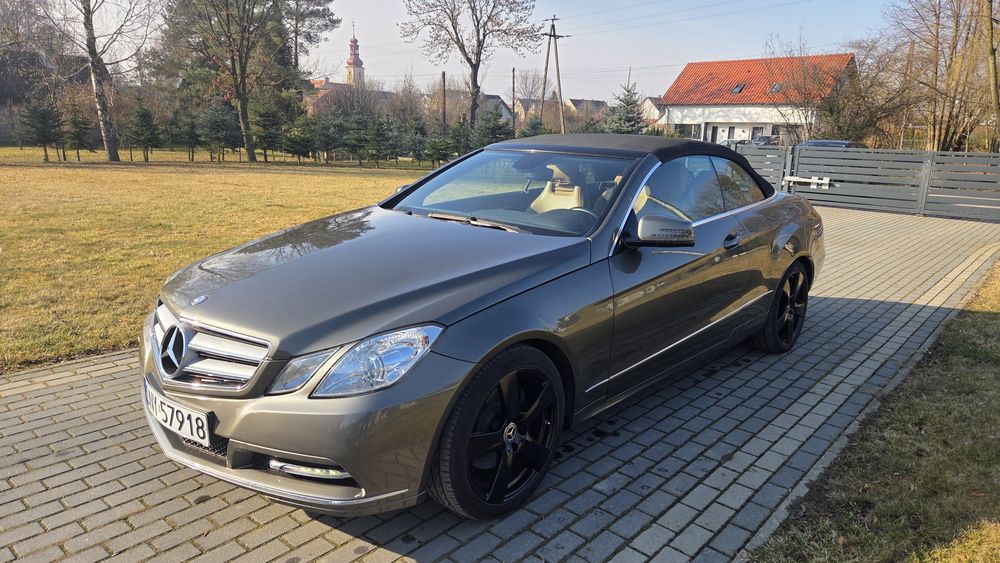 Mercedes E cabrio 3,5 v6 2013r 58000km