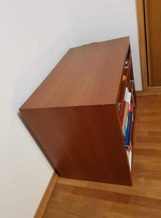 Móvel para TV / Box / Consola de jogo / PC em madeira maciça