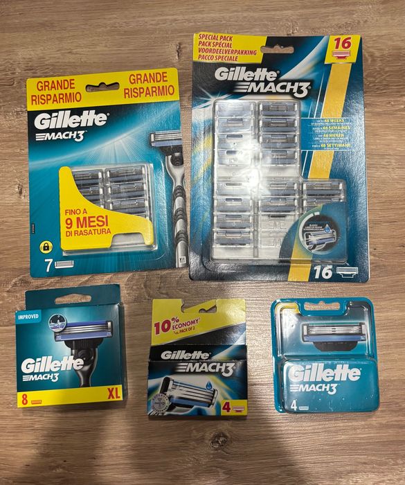 wkłady do maszynki do golenia gillette mach 3