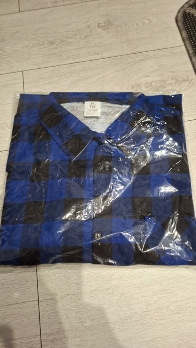 Koszula flanelowa 100% bawełna XL 43/44 182 NOWA