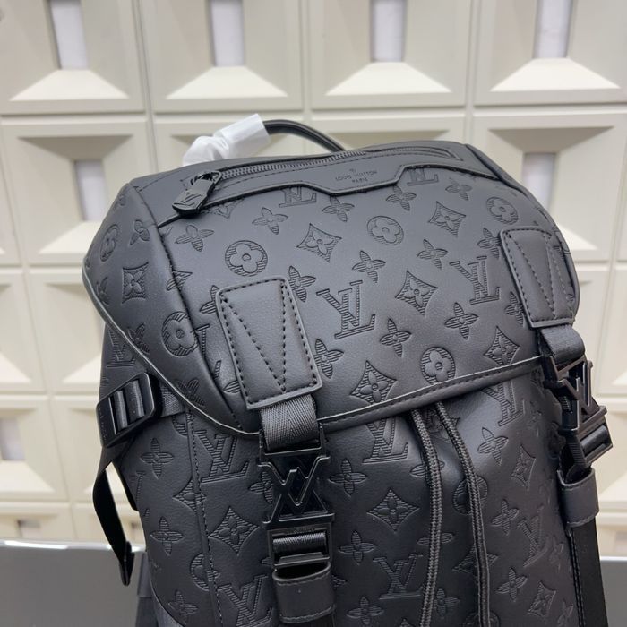 Louis Vuitton getaway мужской рюкзак черный  кожаный оригинал