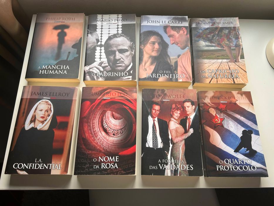 Conjunto de 8 Livros Clássicos do Cinema e Outros (Portes Gratuitos)