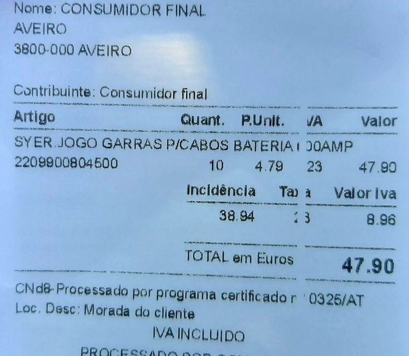 Cabos de Bateria 600A 3mts