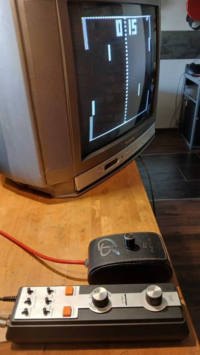 Gra Telewizyjna Retro PONG TV-9010 | 100% Sprawna + Zasilacz i Kontroler