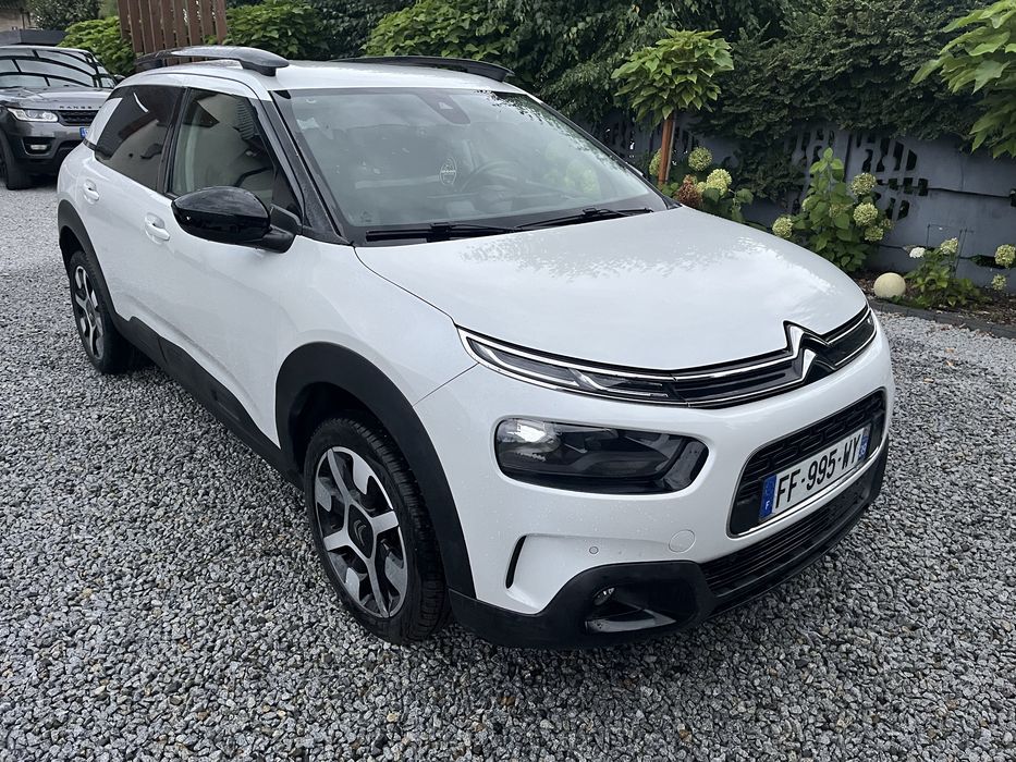 Citroen c4 Cactus lift benzyna 1.2 130km kamera parki alu biała perła hak niski przebieg