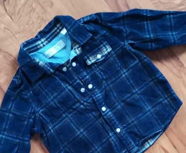 Super koszula długi rękaw zara babyboy rozmiar 12/18 86