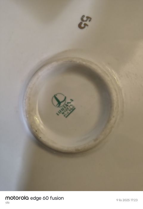 Ozdobny talerz. Lubiana