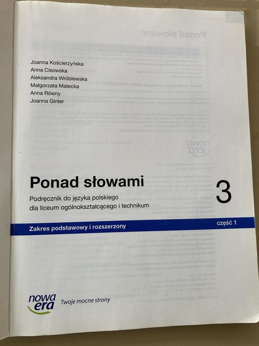 Ponad słowami 3 część 1