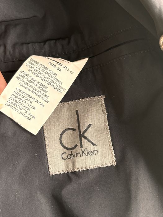 Calvin Klein granatowa męska kurtka polo wiatrówka 52 L