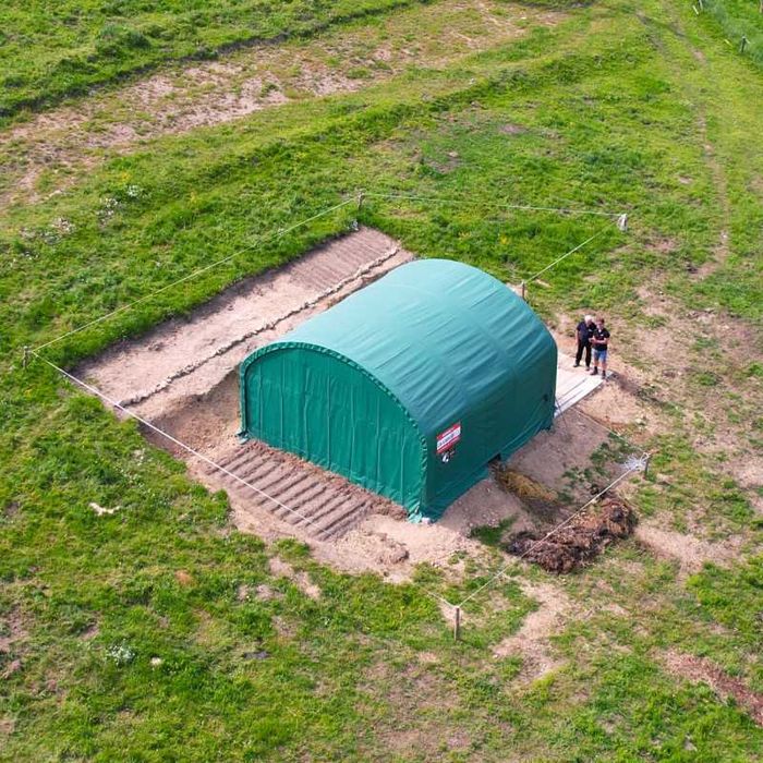 Namiot wiata zagroda dla zwierząt bydła owiec NOWA dach kojec 6x6m