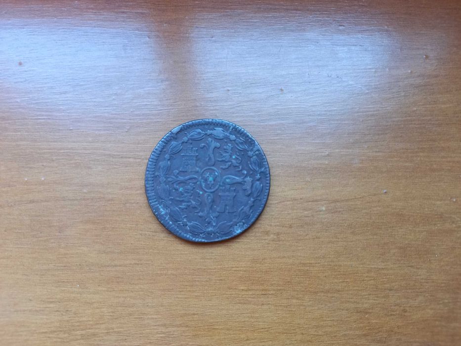 8 Maravedis de 1820 J de Espanha