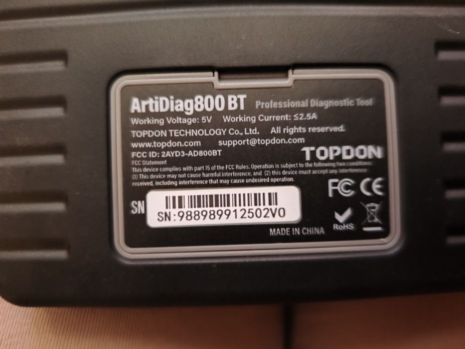 Urządzenie diagnostyczne OBD2 Artidiag 800BT