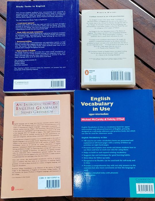 Livros inglês nível médio/avançado