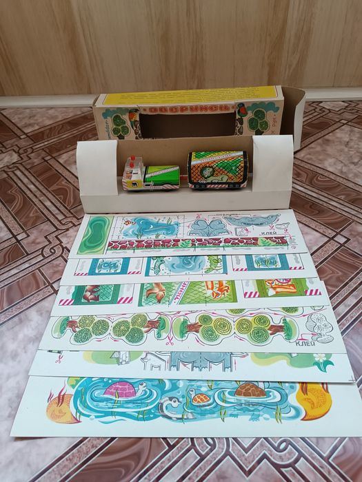 Металлическая транспортная игра Зверинец СССР