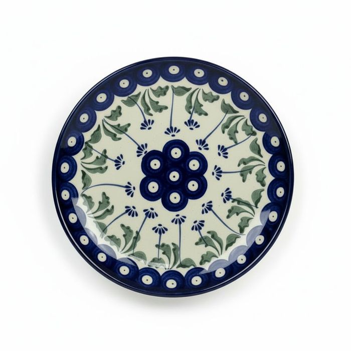 Talerz deserowy Ceramika Artystyczna Bolesławiec 17,5 cm - wzór 377RX