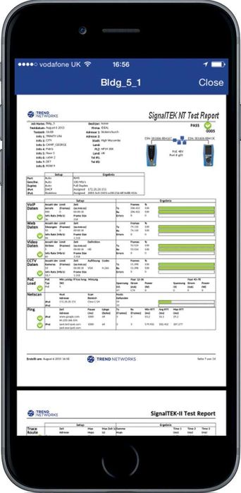 SignalTEK NT Tester transmisji, diagnostyka sieci LAN, pomiary sieci